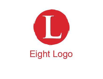 letter inside circle logo