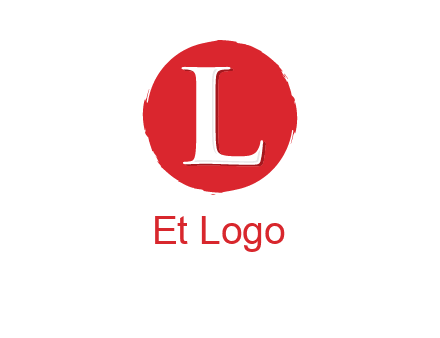 letter inside circle logo