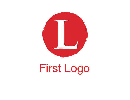 letter inside circle logo