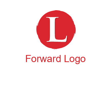 letter inside circle logo