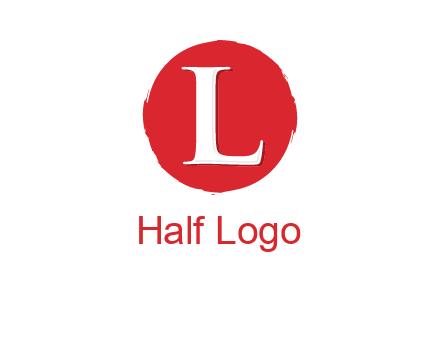 letter inside circle logo
