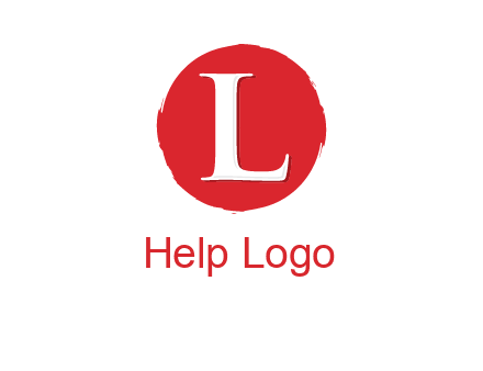 letter inside circle logo