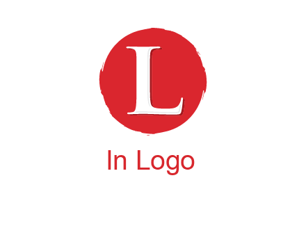 letter inside circle logo