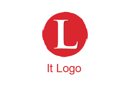 letter inside circle logo
