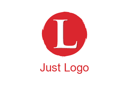 letter inside circle logo