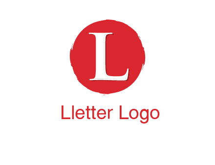 letter inside circle logo