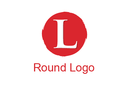 letter inside circle logo