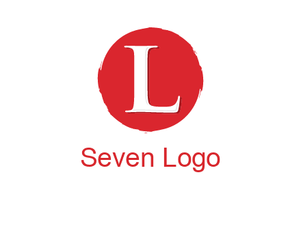 letter inside circle logo