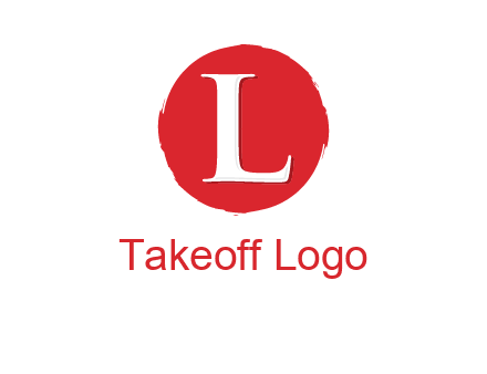 letter inside circle logo