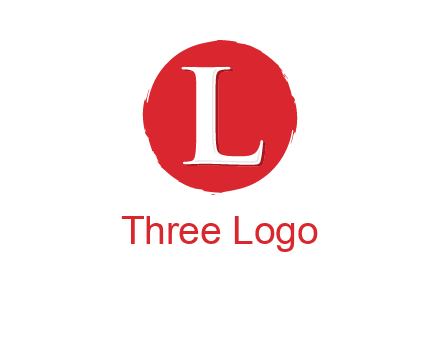 letter inside circle logo