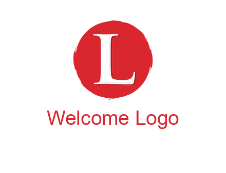 letter inside circle logo