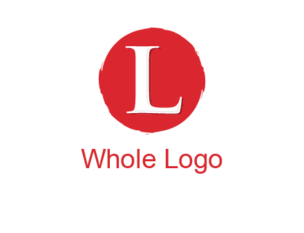 letter inside circle logo