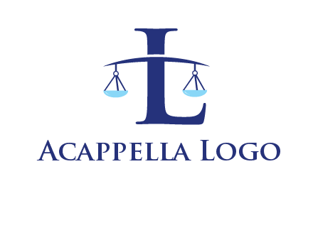 letter L inside scales logo