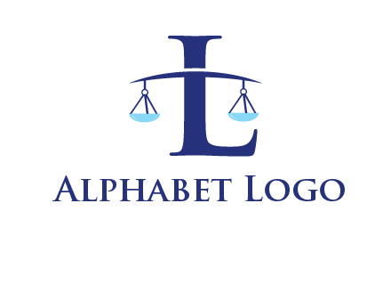 letter L inside scales logo