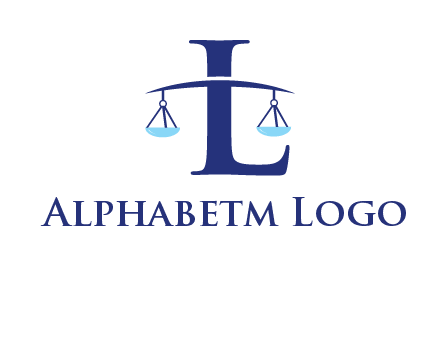 letter L inside scales logo