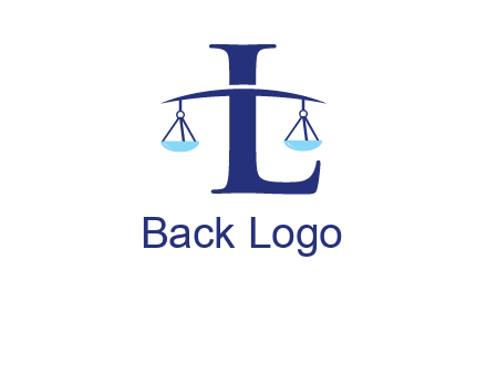 letter L inside scales logo