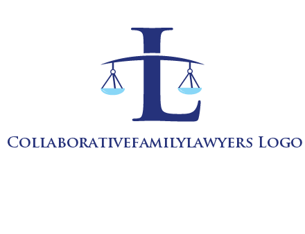 letter L inside scales logo