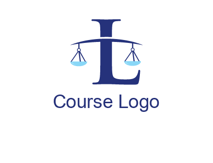 letter L inside scales logo