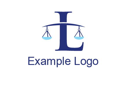 letter L inside scales logo