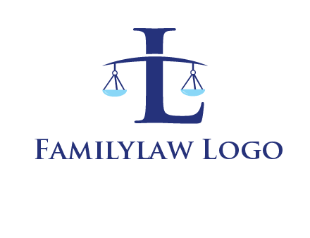 letter L inside scales logo