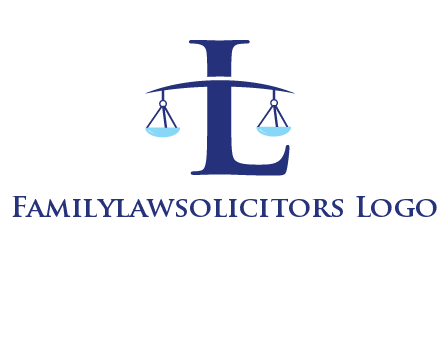 letter L inside scales logo