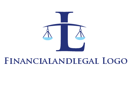 letter L inside scales logo