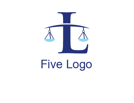 letter L inside scales logo