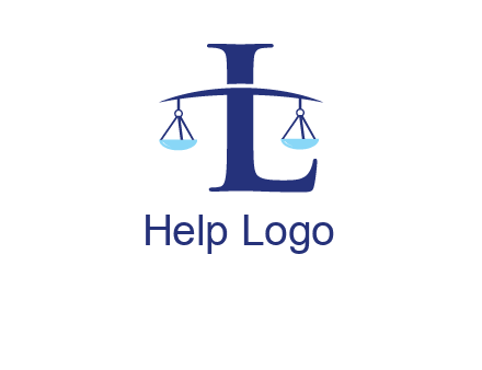 letter L inside scales logo