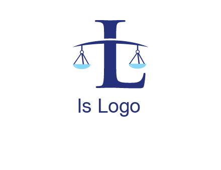 letter L inside scales logo