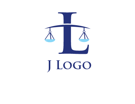 letter L inside scales logo