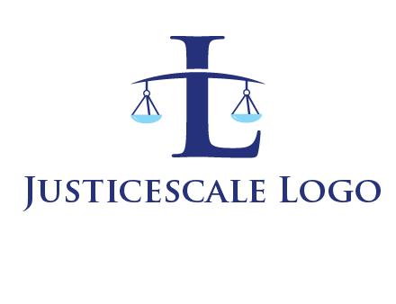 letter L inside scales logo
