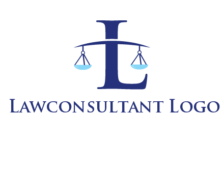 letter L inside scales logo