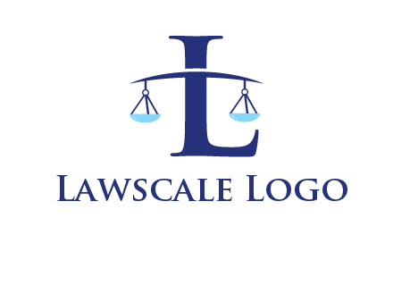 letter L inside scales logo