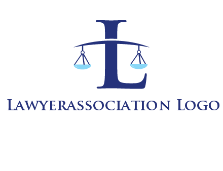 letter L inside scales logo
