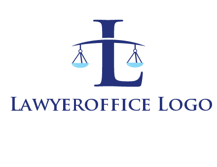 letter L inside scales logo
