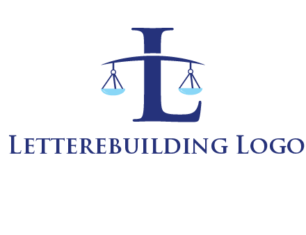 letter L inside scales logo