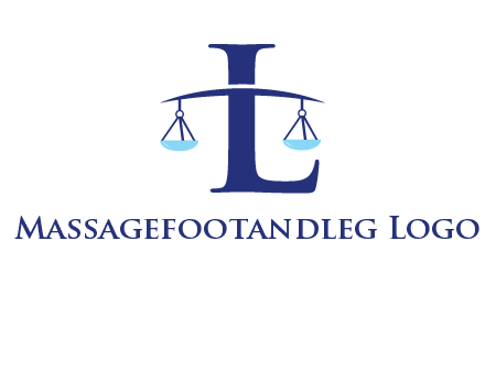 letter L inside scales logo