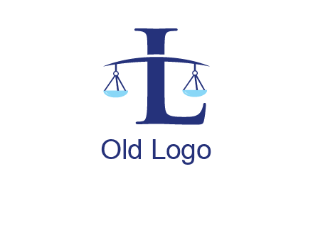 letter L inside scales logo