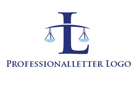 letter L inside scales logo