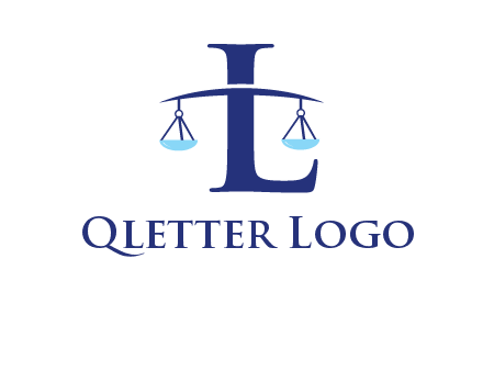 letter L inside scales logo