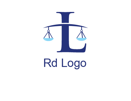 letter L inside scales logo