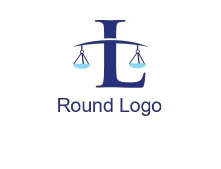 letter L inside scales logo