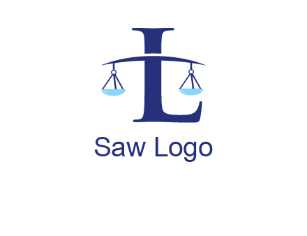 letter L inside scales logo