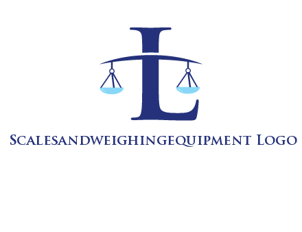 letter L inside scales logo