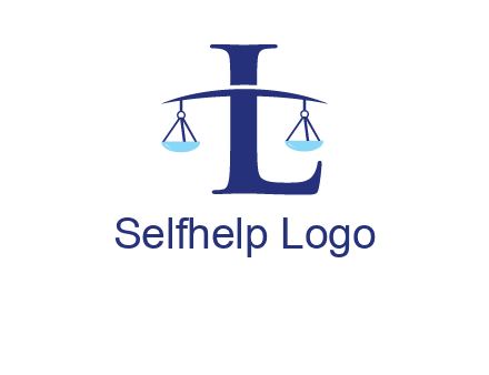 letter L inside scales logo