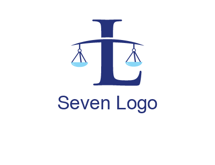 letter L inside scales logo