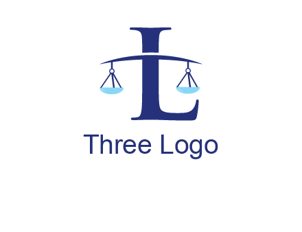 letter L inside scales logo