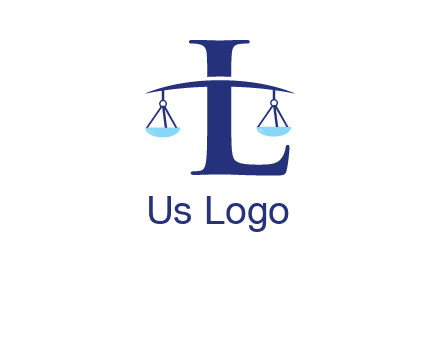 letter L inside scales logo