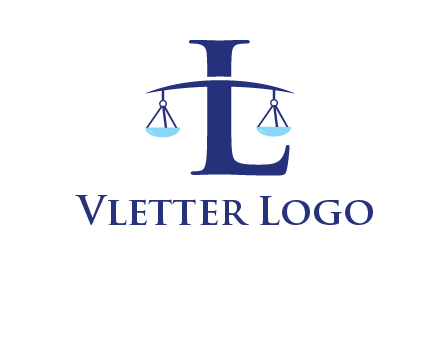 letter L inside scales logo