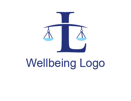 letter L inside scales logo